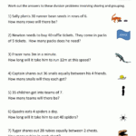 Division Worksheets Grade 3 Within Free Printable Division Word Problems Worksheets For Grade 3