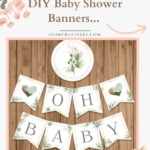 Diy Baby Shower Banners + Baby Shower Decorations Dear Creatives With Baby Shower Bunting Free Printable