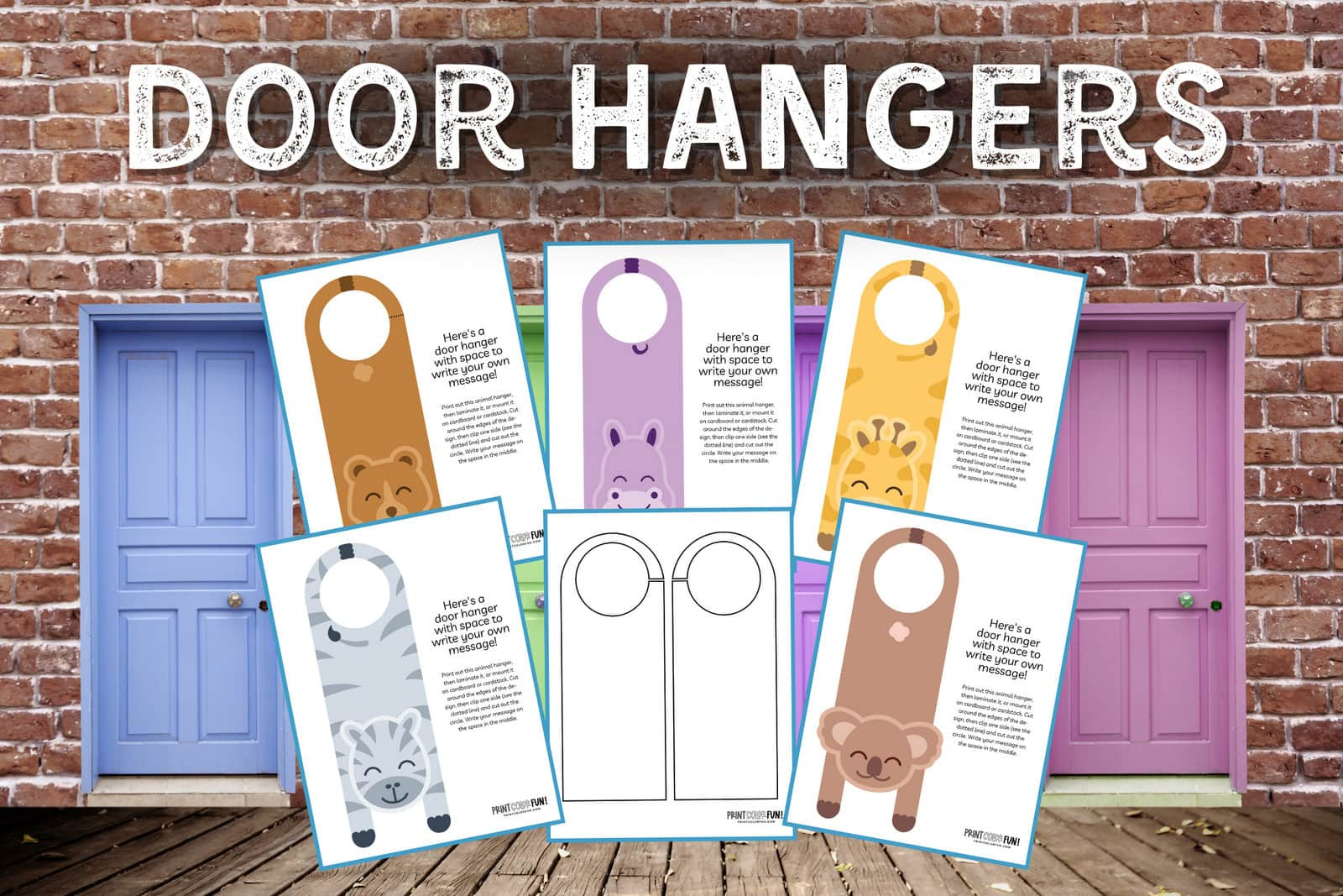 Diy Door Hanger | Door Decor | Home Decorating Ideas inside Free Printable Bedroom Door Signs