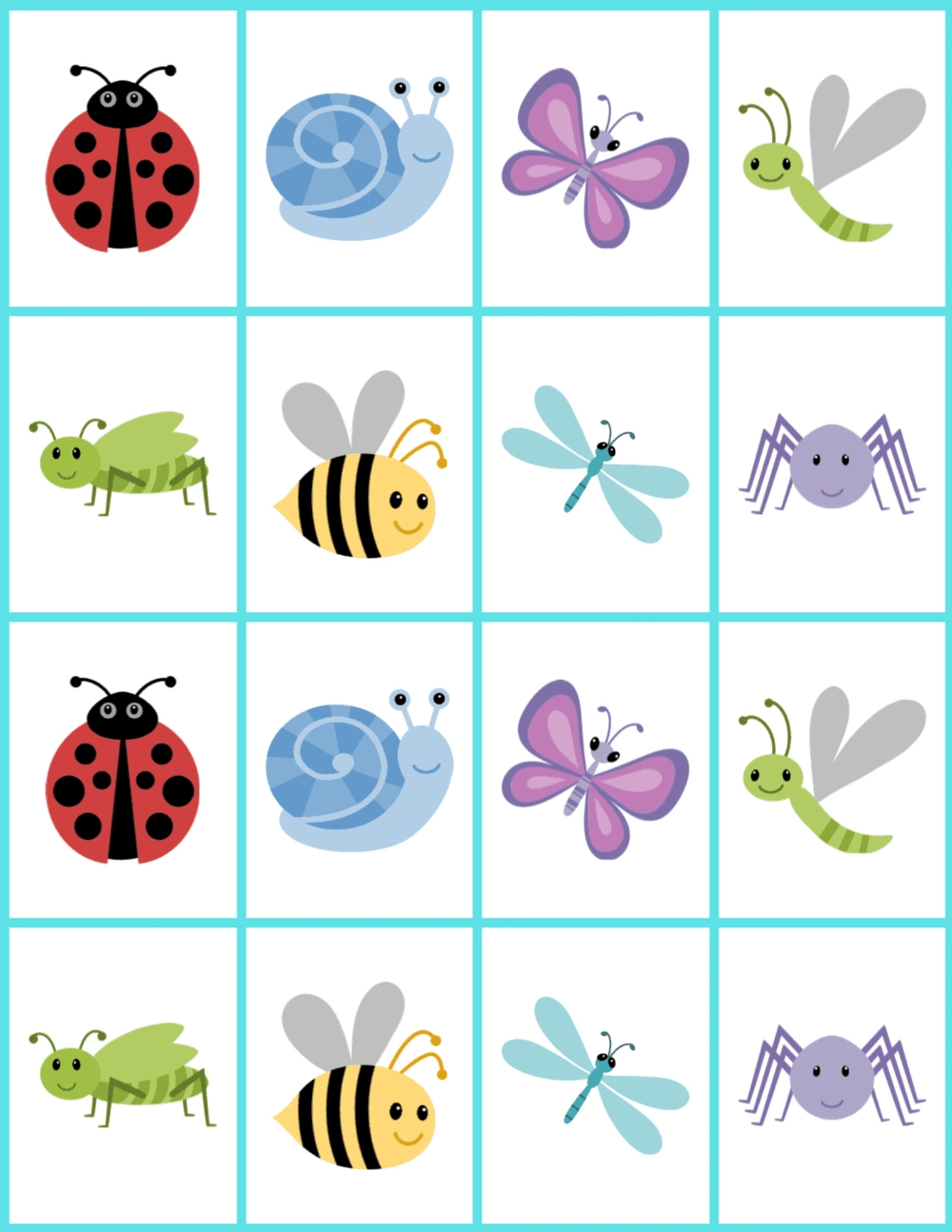 Diy Memory Game Cards For Kids (Free Printable) - Stlmotherhood with Free Printable Matching Cards