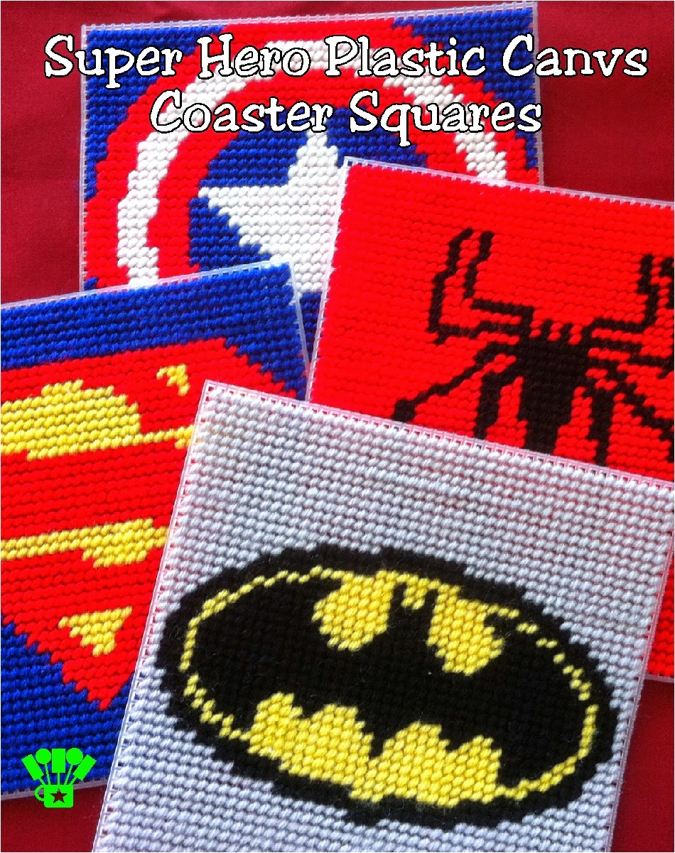 Diy Party Mom: Super Hero Coaster Plastic Canvas Pattern intended for Free Printable Plastic Canvas Patterns