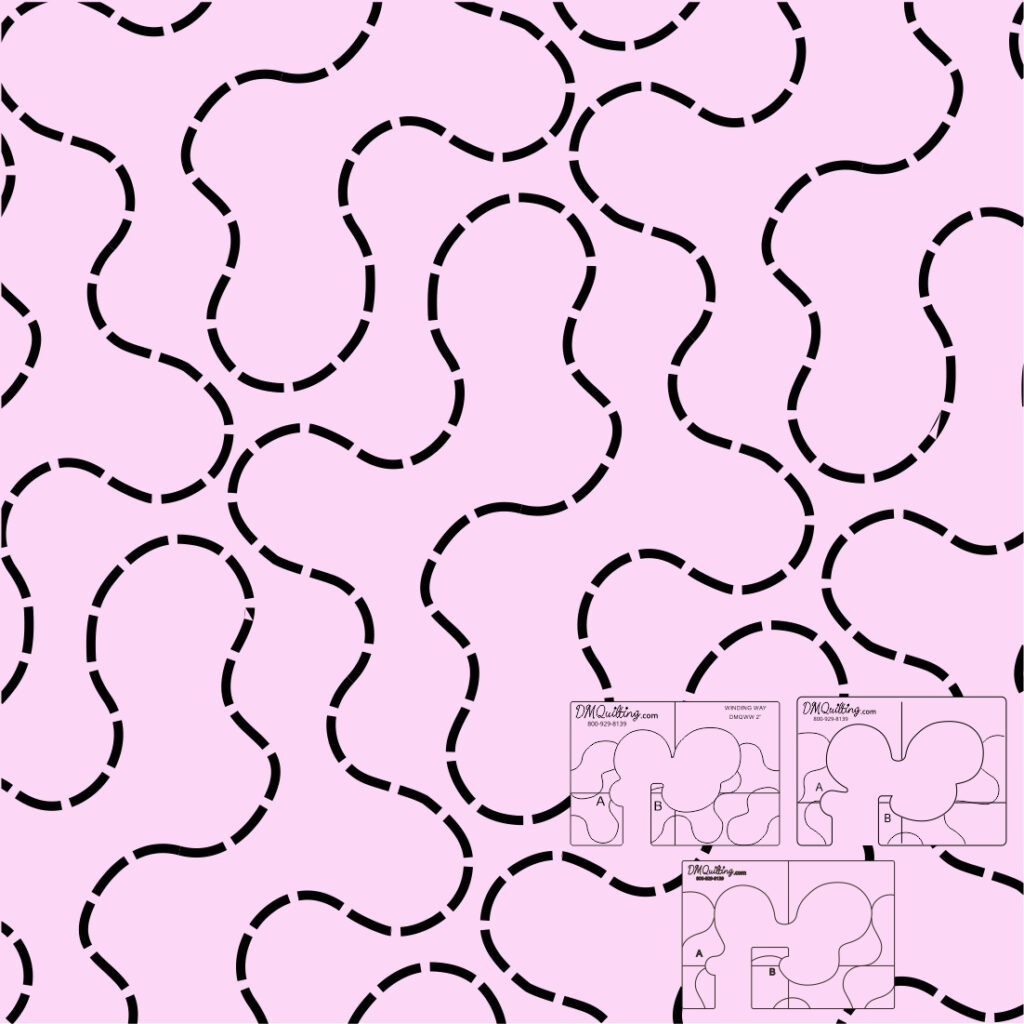 Dm Quilting – Winding Way Templates | Sew Steady Inside Printable Free Motion Quilting Templates Dm Quilting – Winding Way Templates | Sew Steady Inside Printable Free Motion Quilting Templates