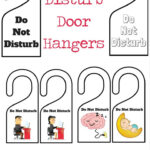 Do Not Disturb Door Hanger   Free Printable • Fyitina Pertaining To Free Printable Bedroom Door Signs