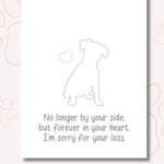 Dog Sympathy Card | Skip To My Lou With Free Printable Sympathy Cards For Loss Of Dog