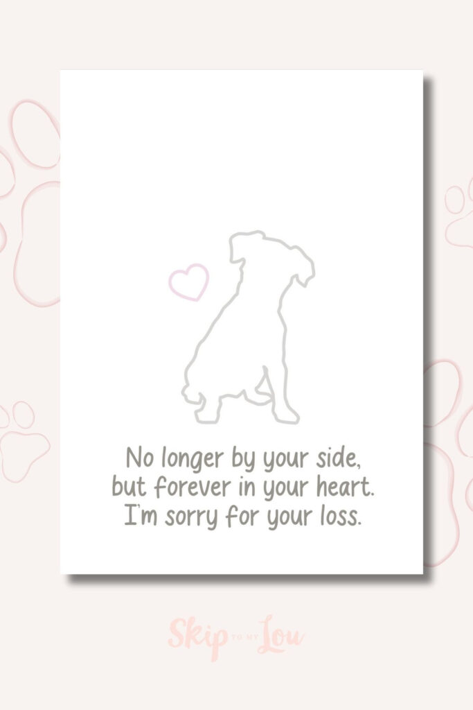 Dog Sympathy Card | Skip To My Lou With Free Printable Sympathy Cards For Loss Of Dog Dog Sympathy Card | Skip To My Lou With Free Printable Sympathy Cards For Loss Of Dog