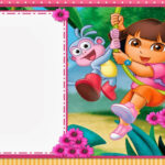 Dora The Explorer: Free Printable Invitations, Boxes And Party With Regard To Dora Birthday Cards Free Printable