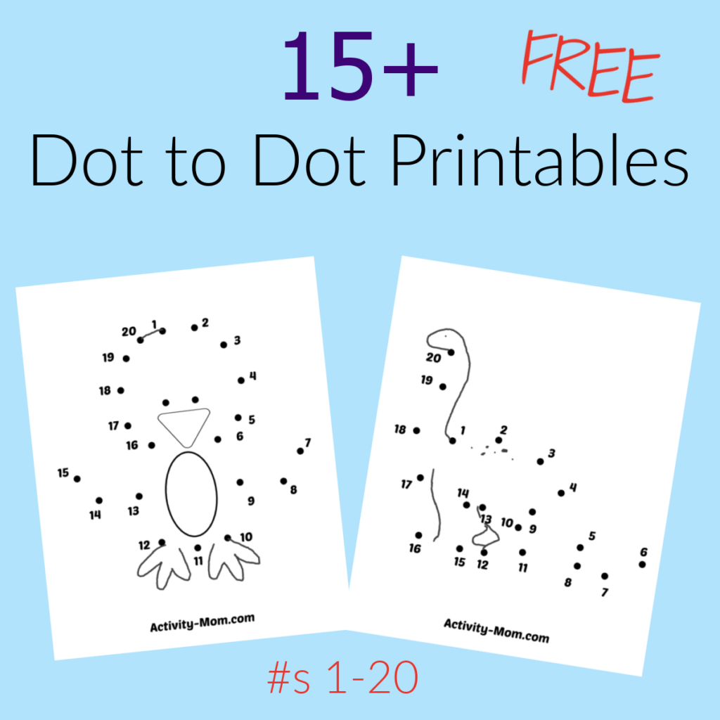 Dot To Dot Worksheets Numbers 1 To 20 (Free Printable) The Throughout Free Printable Dot To Dot Dot To Dot Worksheets Numbers 1 To 20 (Free Printable) The Throughout Free Printable Dot To Dot