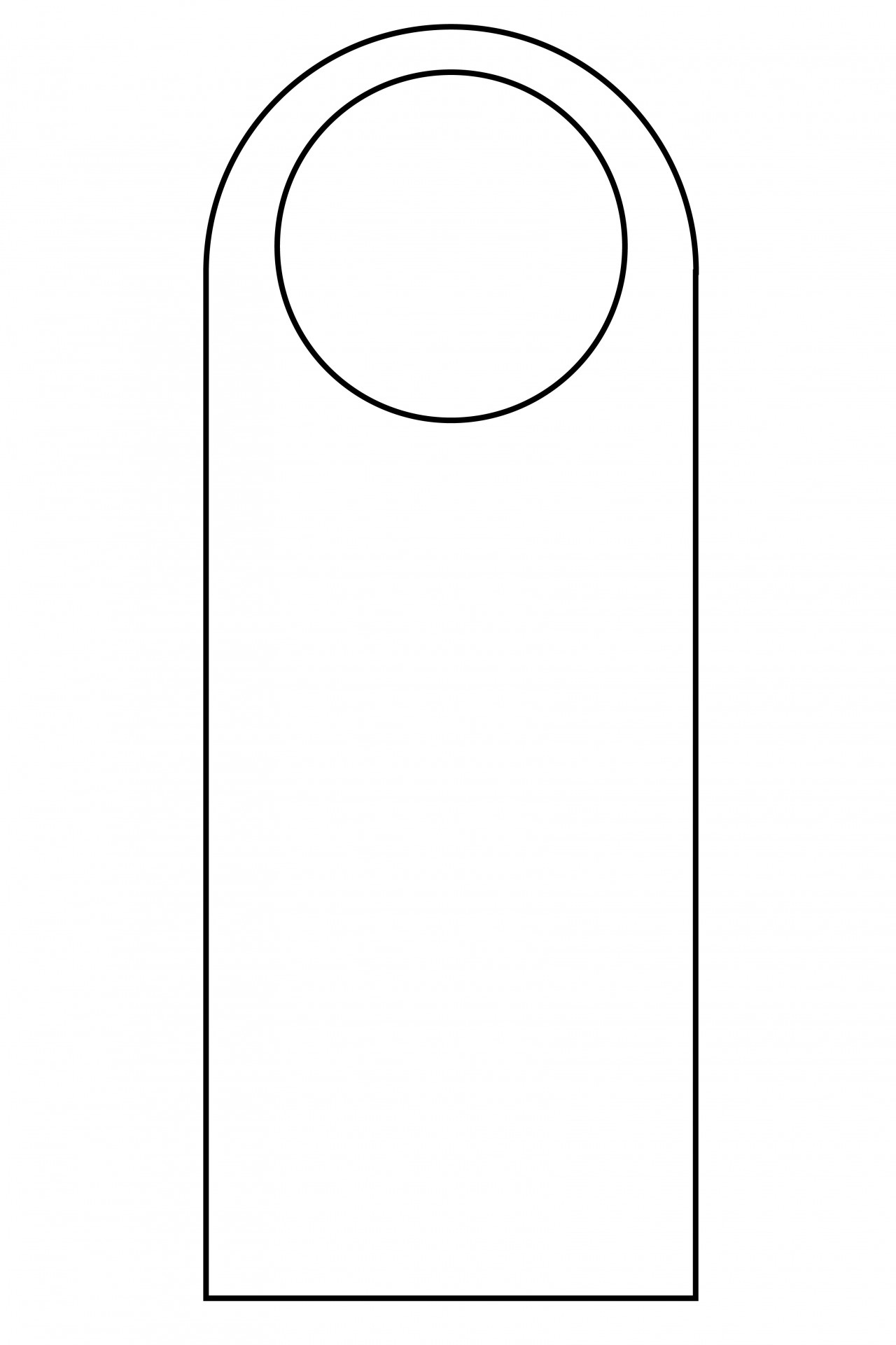 Download Free Photo Of Door Hanger,Template,Door,Hanger,Paper throughout Free Printable Door Knob Hanger Template