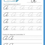 Download Free Printable Cursive Writing Worksheets   Artful Cursive For Free Printable Cursive Practice