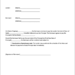Download Free Promissory Note Template | Signeasy For Free Printable Promissory Note Template