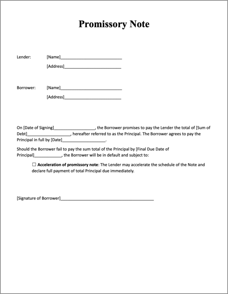 Download Free Promissory Note Template | Signeasy For Free Printable Promissory Note Template Download Free Promissory Note Template | Signeasy For Free Printable Promissory Note Template