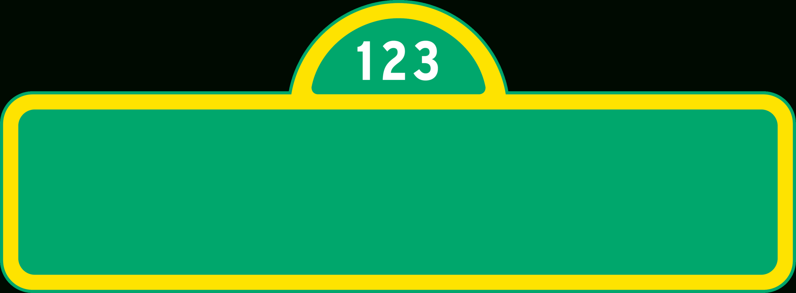 Download Hd 29 Images Of Sesame Street Print Template - Sesame regarding Free Printable Sesame Street Sign