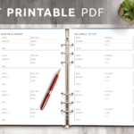 Download Printable Address Book Template Pdf Throughout Free Printable Address Book Pages