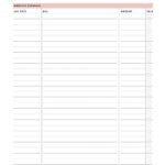 Download Printable Bill Checklist Pdf   World Of Printables With Free Printable Monthly Bill Checklist