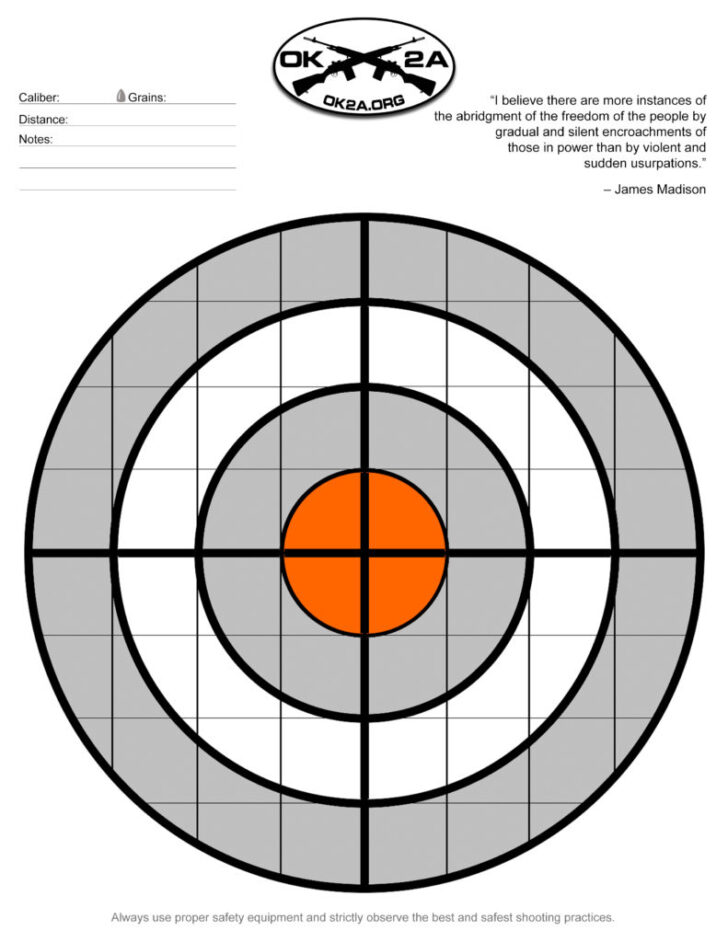 Free Printable Shooting Targets