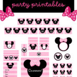 Download These Free Pink Minnie Mouse Party Printables! | Catch My Within Free Printable Minnie Mouse Birthday Banner