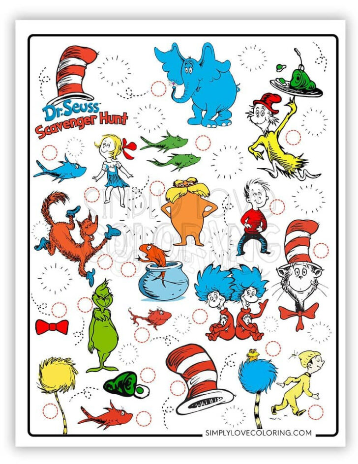 Free Printable Dr Seuss Characters