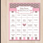 Druckbare Baby Shower Bingo Spiel. Rosa Und Braunes Baby. 40 Druckfertige  Oder Bearbeitbare Pdf Karten. Sofortiger Download Printable 0021   Etsy.de In Free Printable Baby Shower Bingo Cards