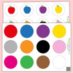 Druckbares Arbeitsblätter Zur Farberkennung Für Kleinkinder Within Color Recognition Worksheets Free Printable