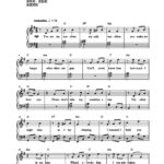 ☆ You Are My Sunshine | Sheet Music | Piano Score Free Pdf Intended For Free Printable Piano Sheet Music For You Are My Sunshine