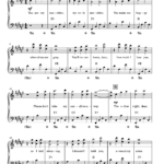 ☆ You Are My Sunshine | Sheet Music | Piano Score Free Pdf With Regard To Free Printable Piano Sheet Music For You Are My Sunshine