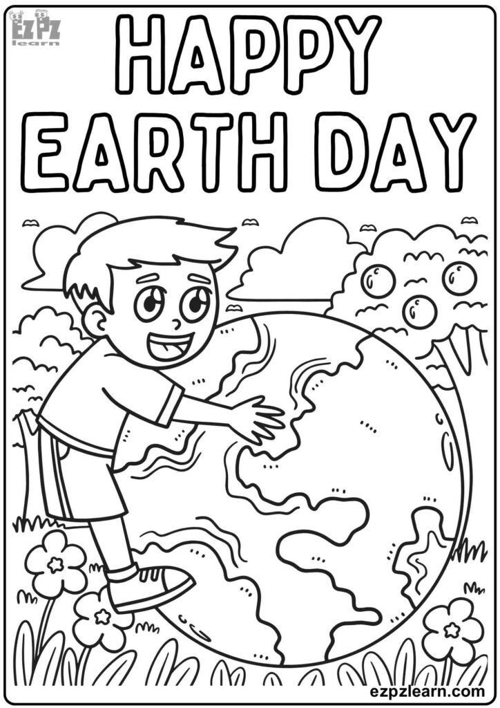 Earth Day Save The Earth Coloring Activity For Kids Free Printable Regarding Free Printable Earth Pictures Earth Day Save The Earth Coloring Activity For Kids Free Printable Regarding Free Printable Earth Pictures
