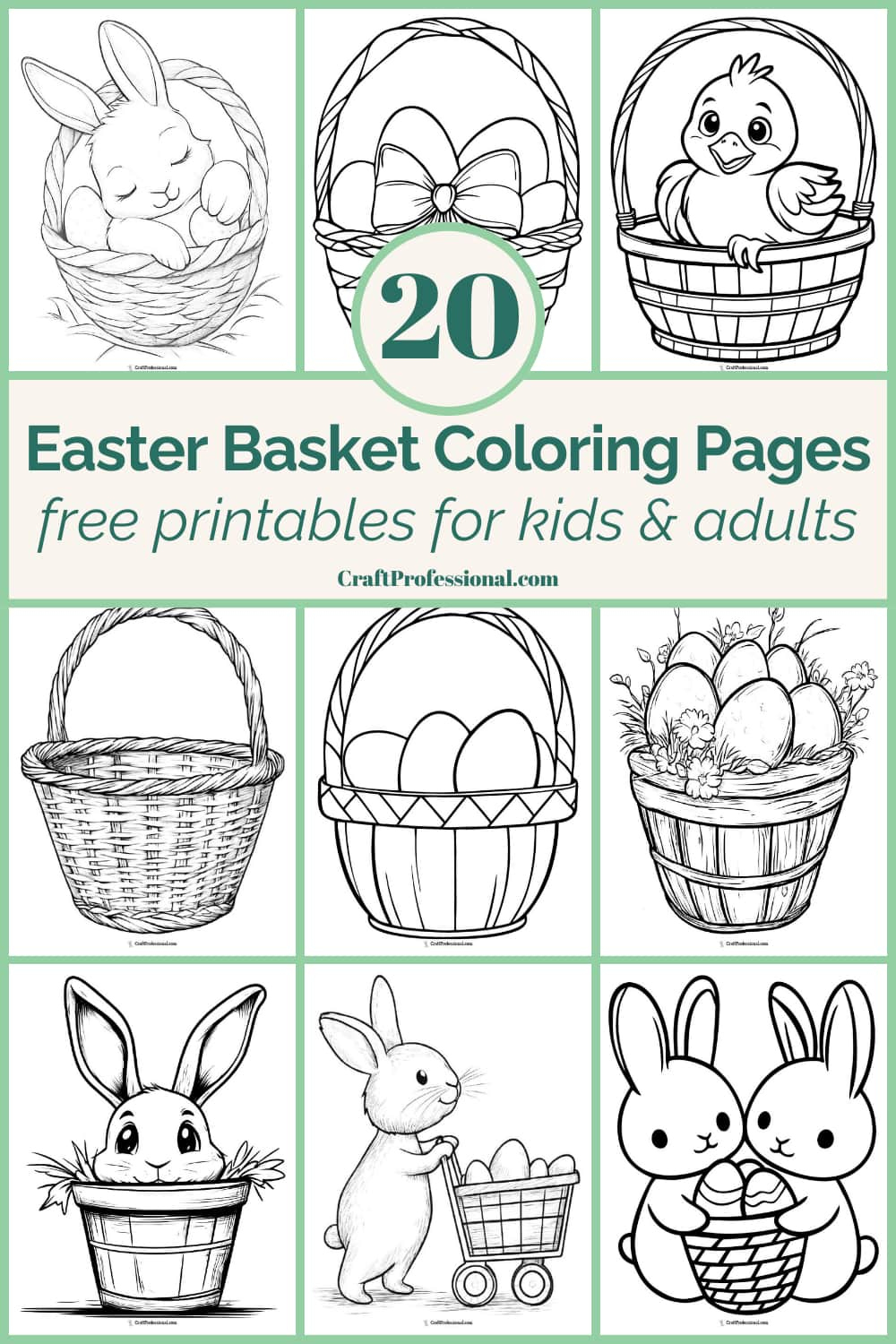 Easter Basket Coloring Pages, Free Printable Designs For Kids &amp;amp; Adults with regard to Free Printable Easter Basket Coloring Pages