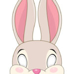Easter Bunny Masks   10 Free Pdf Printables | Printablee Pertaining To Free Printable Easter Masks