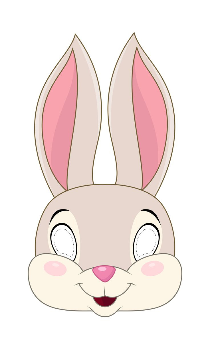 Easter Bunny Masks - 10 Free Pdf Printables | Printablee pertaining to Free Printable Easter Masks