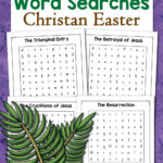 Easy Christian Easter Word Search Printable Packet   Mamas For Free Printable Religious Easter Word Searches
