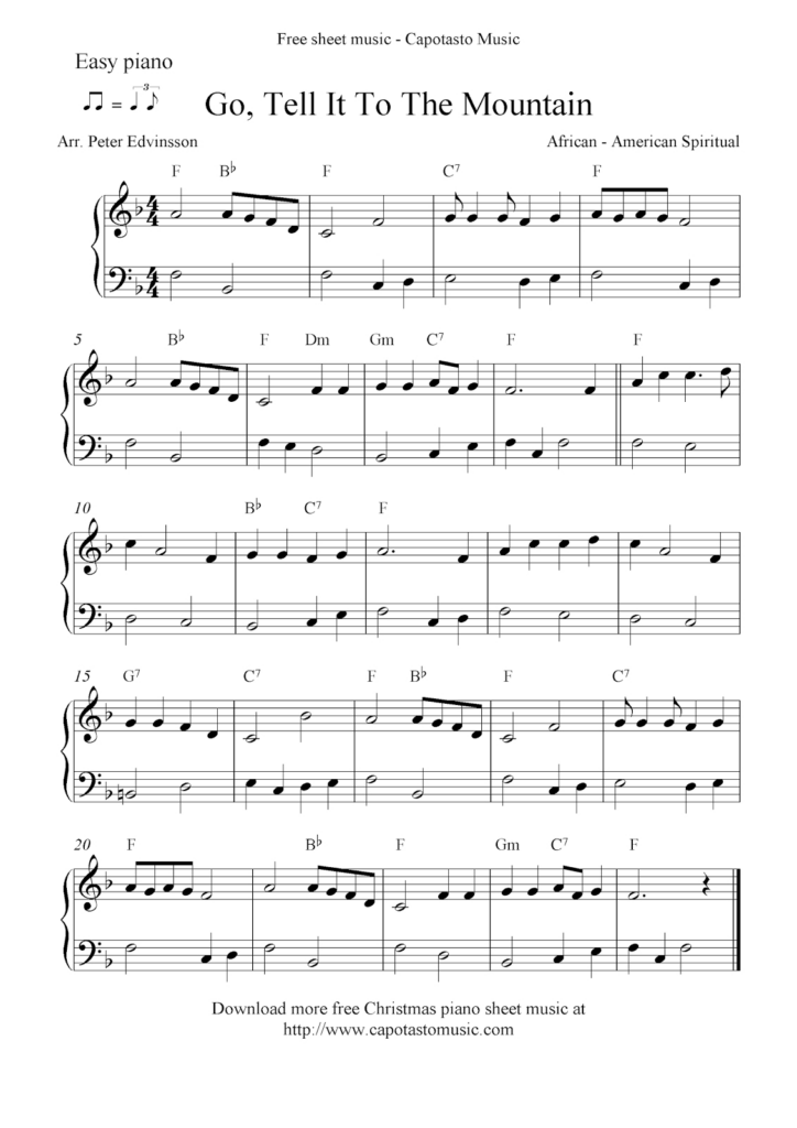 Easy Sheet Music For Beginners: Easy Free Christmas Piano Sheet Pertaining To Free Christmas Piano Sheet Music For Beginners Printable Easy Sheet Music For Beginners: Easy Free Christmas Piano Sheet Pertaining To Free Christmas Piano Sheet Music For Beginners Printable