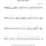 Easy Sheet Music For Beginners: Free Christmas Trombone Sheet With Trombone Christmas Sheet Music Free Printable