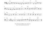 Easy Sheet Music For Beginners: Free Easy Christmas Trombone Sheet Throughout Trombone Christmas Sheet Music Free Printable
