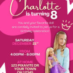 Editable American Girl Birthday Invitation Template | Sweet Invite With Regard To American Girl Party Invitations Free Printable