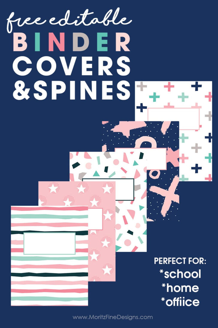 Free Printable Binder Covers and Spines