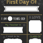 Editable First Day Of School Signs To Edit And Download For Free! For First Day Of School Printable Free