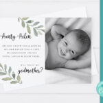 Editable Godmother Card, Will You Be My Godmother Printable Intended For Will You Be My Godmother Printable Card Free