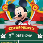 Editable Mickey Mouse Birthday Invitation Template | Sweet Invite Pertaining To Free Printable Mickey Mouse Invitations