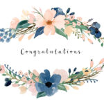 Elegant Wedding Well Wishes And Advice Cards Printable In Free Printable Wedding Shower Greeting Cards