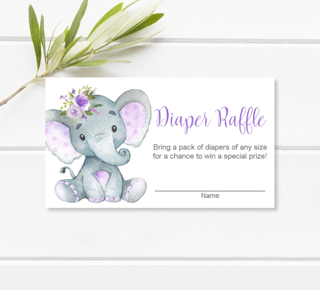 Elephant Baby Shower Diaper Raffle Tickets Printable Purple In Free Printable Diaper Raffle Tickets Elephant Elephant Baby Shower Diaper Raffle Tickets Printable Purple In Free Printable Diaper Raffle Tickets Elephant