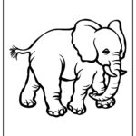 Elephant Coloring Pages: 35 Printables To Download For Free Throughout Free Printable Elephant Pictures