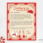 Elf On The Shelf Arrival Letter Personalized Printable | Mrs. Merry For Free Printable Elf On Shelf Arrival Letter