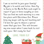 Elf On The Shelf Letter {4 Free Printables!}   Make Life Lovely Throughout Free Printable Elf On Shelf Arrival Letter