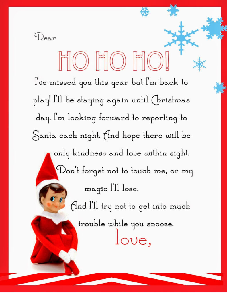 Elf On The Shelf Letter {Free Printable} Throughout Elf On A Shelf Goodbye Letter Free Printable Elf On The Shelf Letter {Free Printable} Throughout Elf On A Shelf Goodbye Letter Free Printable