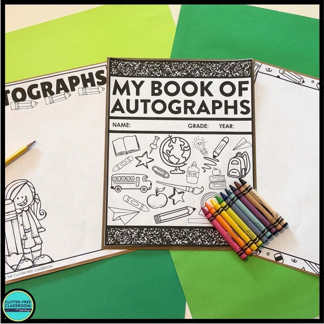 End Of The Year Autograph Book For Elementary Students - 2025 regarding Free Printable Autograph Book For Kids