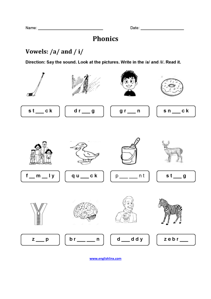 Free Printable Phonics Worksheets For 4th Grade