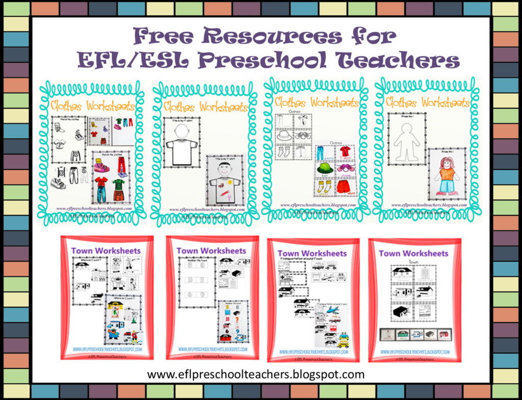 Esl/Efl Preschool Teachers: Free Resources For Efl/Esl Preschool Within Free Printable Preschool Teacher Resources Esl/Efl Preschool Teachers: Free Resources For Efl/Esl Preschool Within Free Printable Preschool Teacher Resources