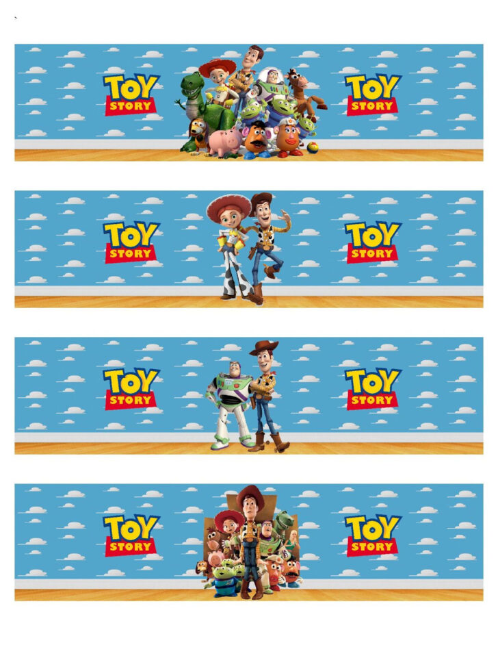 Free Printable Toy Story Water Bottle Labels