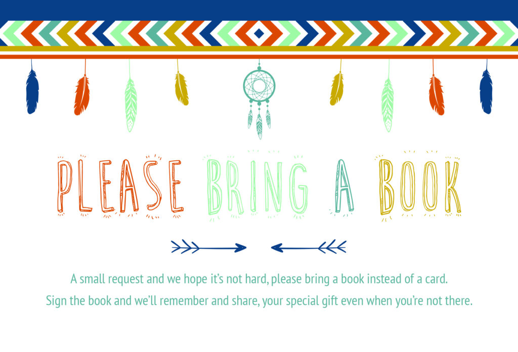 Everything You Need To Plan A "Bring A Book Instead Of A Card For Bring A Book Instead Of A Card Free Printable