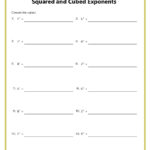 Exponents Worksheets With Free Printable Exponent Worksheets